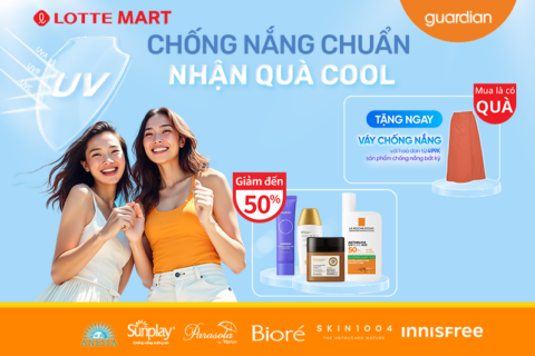 CHỐNG NẮNG CHUẨN – NHẬN QUÀ COOL CÙNG GUARDIAN