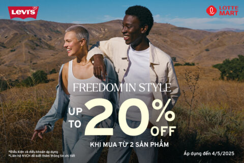 Khuyến Mãi Cực Hot Tại Levi's LOTTE Mart Vũng Tàu
